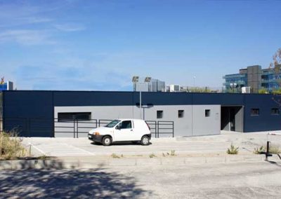 Edificio modular en padel Monteburgos, Madrid